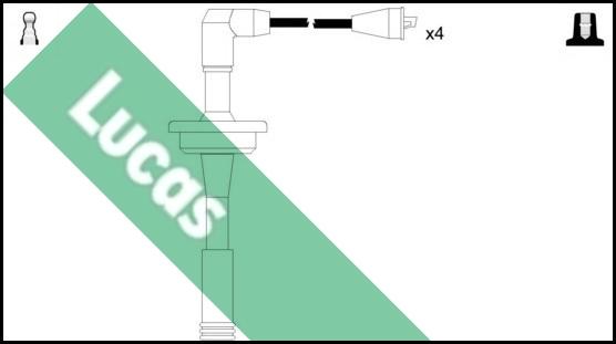 LUCAS LUC7178 - Комплект проводів запалювання avtolavka.club