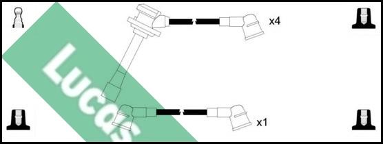 LUCAS LUC7342 - Комплект проводів запалювання avtolavka.club