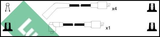 LUCAS LUC7297 - Комплект проводів запалювання avtolavka.club