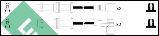 LUCAS LUC7286 - Комплект проводів запалювання avtolavka.club