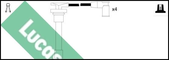 LUCAS LUC7273 - Комплект проводів запалювання avtolavka.club