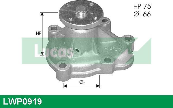 LUCAS LWP0919 - Водяний насос avtolavka.club