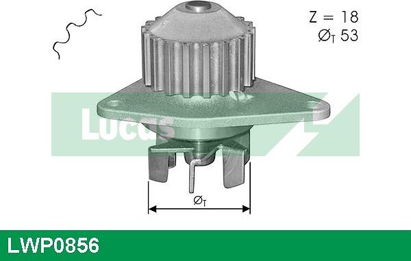 LUCAS LWP0856 - Водяний насос avtolavka.club