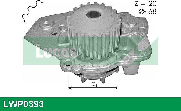 LUCAS LWP0393 - Водяний насос avtolavka.club