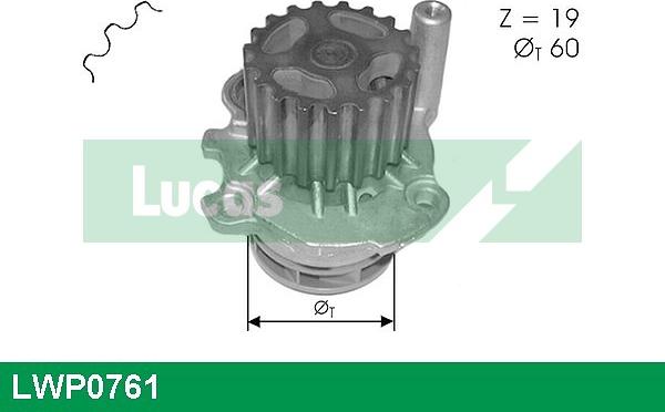 LUCAS LWP0761 - Водяний насос avtolavka.club