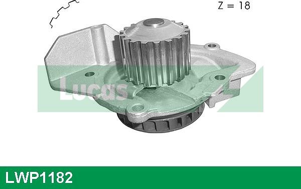 LUCAS LWP1182 - Водяний насос avtolavka.club