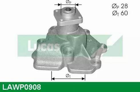 Lucas Engine Drive LAWP0908 - Водяний насос avtolavka.club