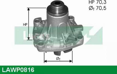 Lucas Engine Drive LAWP0816 - Водяний насос avtolavka.club