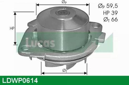 Lucas Engine Drive LDWP0614 - Водяний насос avtolavka.club