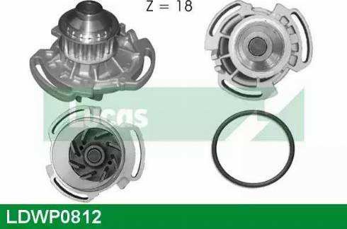 Lucas Engine Drive LDWP0812 - Водяний насос avtolavka.club