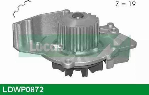 Lucas Engine Drive LDWP0872 - Водяний насос avtolavka.club