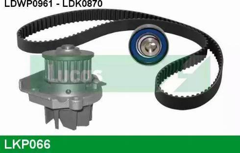 Lucas Engine Drive LKP066 - Водяний насос + комплект зубчатого ременя avtolavka.club