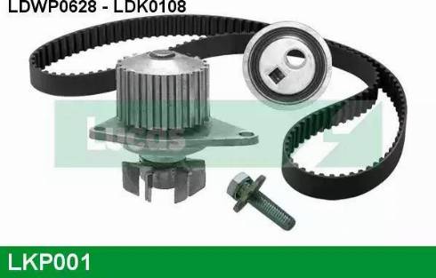 Lucas Engine Drive LKP001 - Водяний насос + комплект зубчатого ременя avtolavka.club