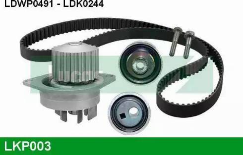 Lucas Engine Drive LKP003 - Водяний насос + комплект зубчатого ременя avtolavka.club