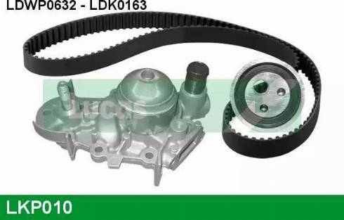 Lucas Engine Drive LKP010 - Водяний насос + комплект зубчатого ременя avtolavka.club