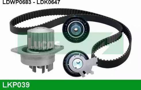 Lucas Engine Drive LKP039 - Водяний насос + комплект зубчатого ременя avtolavka.club