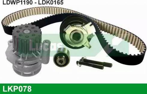 Lucas Engine Drive LKP078 - Водяний насос + комплект зубчатого ременя avtolavka.club