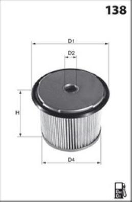 Lucas Filters LFDE101 - Паливний фільтр avtolavka.club