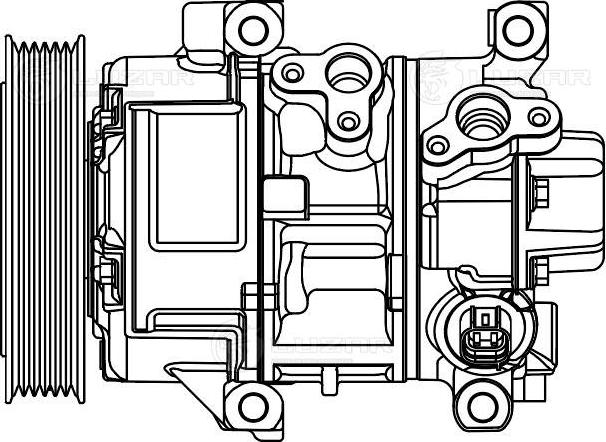 Luzar LCAC 1903 - Компресор, кондиціонер avtolavka.club