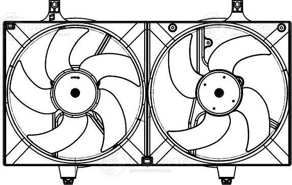 Luzar LFK 1416 - Вентилятор, охолодження двигуна avtolavka.club
