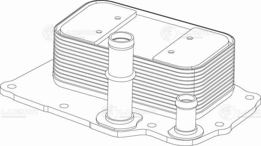 Luzar LOc 1755 - Масляний радіатор, рухове масло avtolavka.club