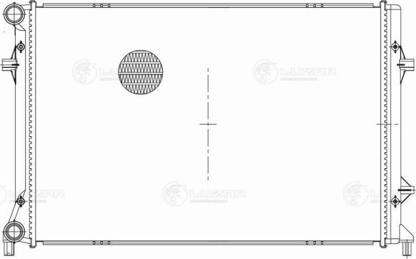 Luzar LRc 18182 - Радіатор, охолодження двигуна avtolavka.club