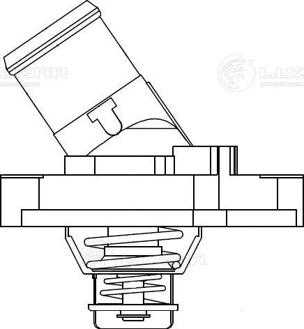 Luzar LT 1437 - Термостат, охолоджуюча рідина avtolavka.club
