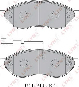 Alfarome/Fiat/Lanci 6001073131 - Гальмівні колодки, дискові гальма avtolavka.club