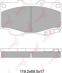 Sangsin Brake GP1375 - Гальмівні колодки, дискові гальма avtolavka.club