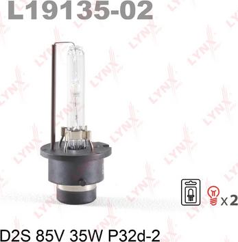 LYNXauto L19135-02 - Лампа розжарювання, фара дальнього світла avtolavka.club