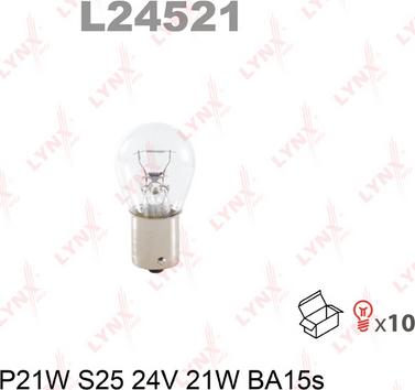 LYNXauto L24521 - Лампа розжарювання avtolavka.club