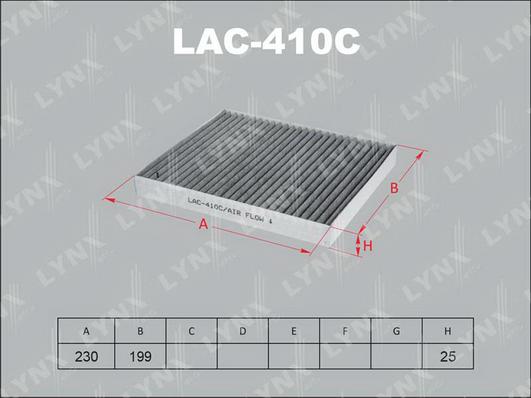LYNXauto LAC-410C - Фільтр, повітря у внутрішній простір avtolavka.club