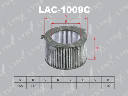 LYNXauto LAC-1009C - Фільтр, повітря у внутрішній простір avtolavka.club