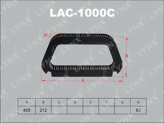 LYNXauto LAC-1000C - Фільтр, повітря у внутрішній простір avtolavka.club