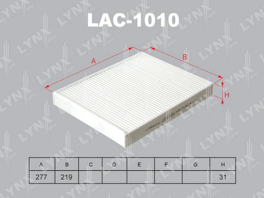 LYNXauto LAC-1010 - Фільтр, повітря у внутрішній простір avtolavka.club