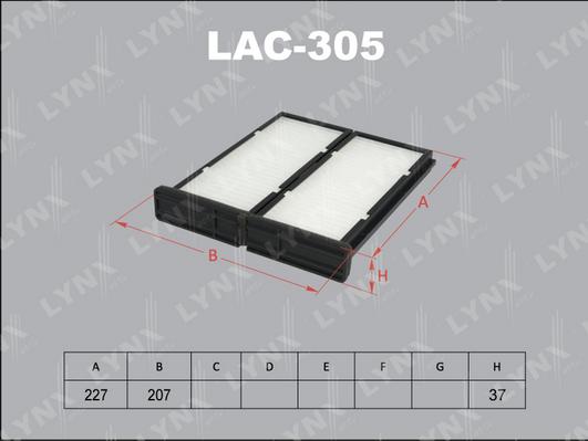 LYNXauto LAC-305 - Фільтр, повітря у внутрішній простір avtolavka.club