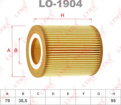 LYNXauto LO-1904 - Масляний фільтр avtolavka.club