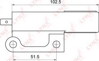 LYNXauto PT-1013 - Успокоитель, зубчастий ремінь avtolavka.club