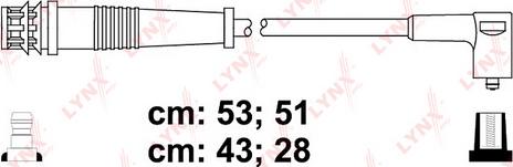 LYNXauto SPC4807 - Комплект проводів запалювання avtolavka.club