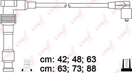 LYNXauto SPC5917 - Комплект проводів запалювання avtolavka.club