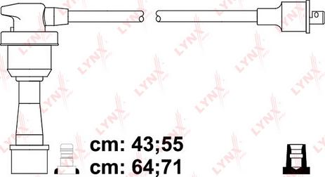 LYNXauto SPC5515 - Комплект проводів запалювання avtolavka.club