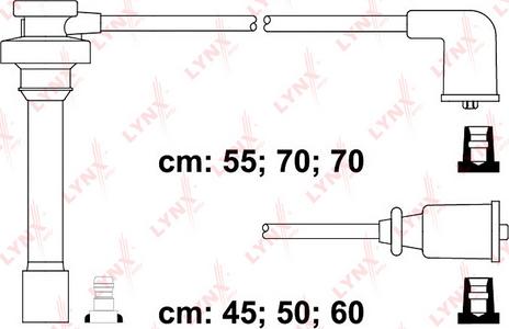LYNXauto SPC5520 - Комплект проводів запалювання avtolavka.club