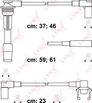LYNXauto SPC6323 - Комплект проводів запалювання avtolavka.club