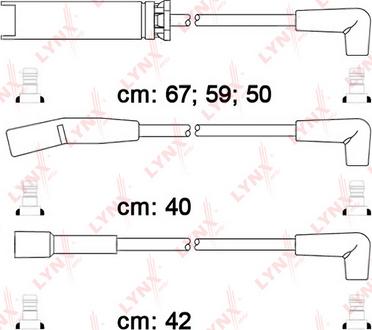 LYNXauto SPC1816 - Комплект проводів запалювання avtolavka.club
