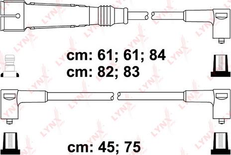 LYNXauto SPC8014 - Комплект проводів запалювання avtolavka.club