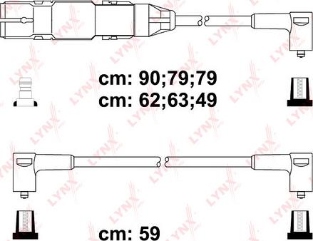 LYNXauto SPC8016 - Комплект проводів запалювання avtolavka.club