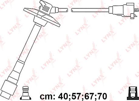 LYNXauto SPC7561 - Комплект проводів запалювання avtolavka.club