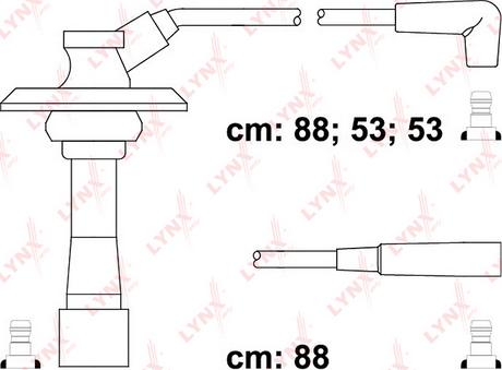 LYNXauto SPC7111 - Комплект проводів запалювання avtolavka.club