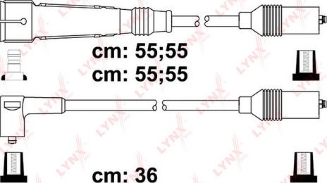 LYNXauto SPE8017 - Комплект проводів запалювання avtolavka.club