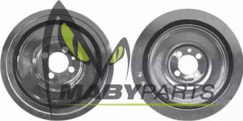 Mabyparts PV01197O - Ремінний шків, колінчастий вал avtolavka.club